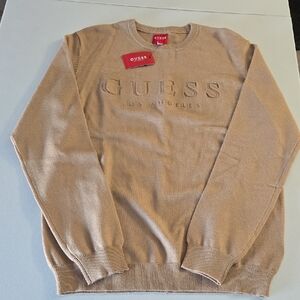 GUESS Tan Men's Sweater, Size Lg.  NWT